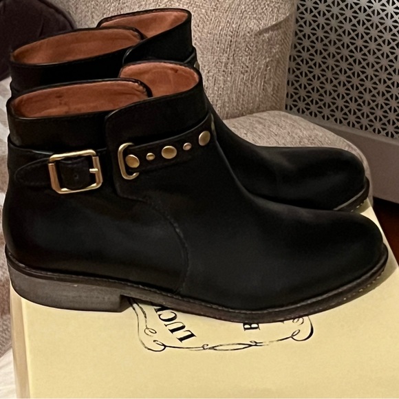 LUCKY BRAND ankle boots Paulinne 7.5 black - Picture 3 of 5